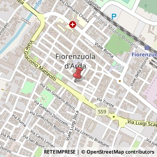 Mappa Via Genesio Bressani, 83, 29017 Fiorenzuola d'Arda, Piacenza (Emilia Romagna)
