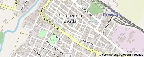 Mappa Fiorenzuola d'Arda