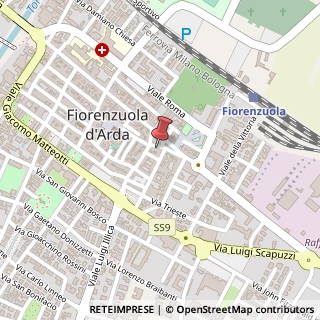 Mappa Piazza Marsala, 6, 29017 Fiorenzuola d'Arda, Piacenza (Emilia Romagna)