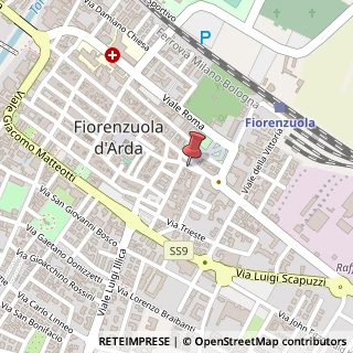 Mappa Piazza dei Caduti, 8, 29017 Fiorenzuola d'Arda, Piacenza (Emilia Romagna)