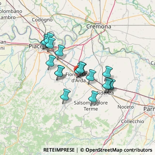 Mappa Via Pietro Maroncelli, 29017 Fiorenzuola d'Arda PC, Italia (11.76167)