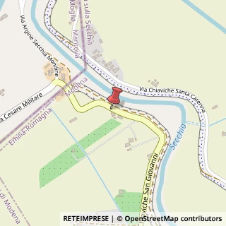 Mappa Via Chiaviche, 37, 41033 Concordia sulla Secchia, Modena (Emilia Romagna)