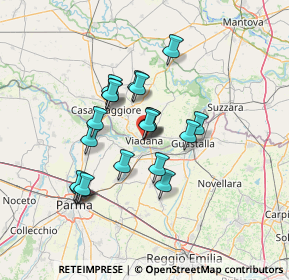 Mappa Via Lodovico Grossi, 46019 Viadana MN, Italia (11.248)