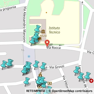 Mappa Via Lodovico Grossi, 46019 Viadana MN, Italia (0.08148)