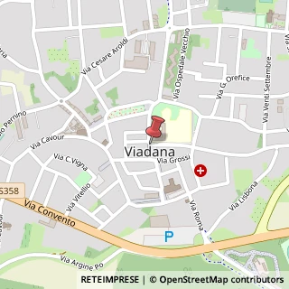 Mappa Piazza A. Manzoni, 21, 46019 Viadana, Mantova (Lombardia)