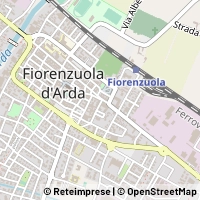 Kaart Fiorenzuola d'Arda