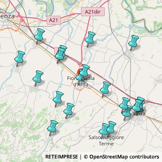 Mappa Corso Giuseppe Garibaldi, 29017 Fiorenzuola D'arda PC, Italia (9.8625)