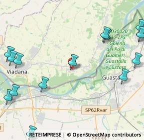 Mappa Via Garibaldi, 46030 Pomponesco MN, Italia (6.4375)