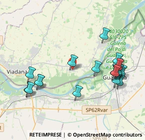 Mappa Via Garibaldi, 46030 Pomponesco MN, Italia (4.37611)