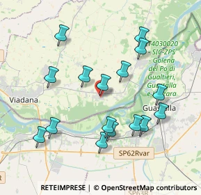 Mappa Via Garibaldi, 46030 Pomponesco MN, Italia (3.87875)