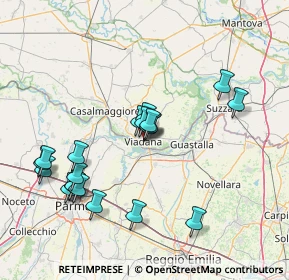 Mappa Viale G. Orefice, 46019 Viadana MN, Italia (15.1225)