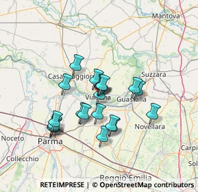 Mappa Viale G. Orefice, 46019 Viadana MN, Italia (11.0825)