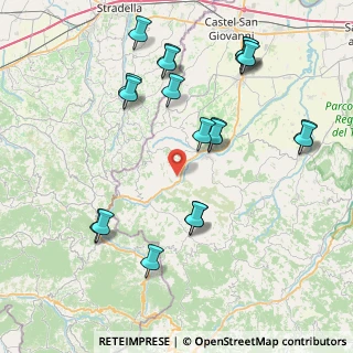 Mappa Località Casa Galvani, 29010 Nibbiano PC, Italia (9.073)