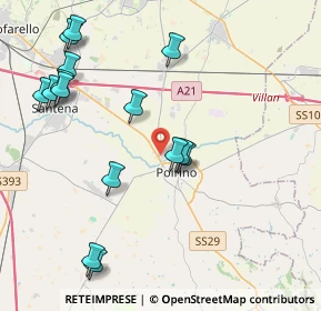 Mappa Via Pessione, 10046 Poirino TO, Italia (4.66533)