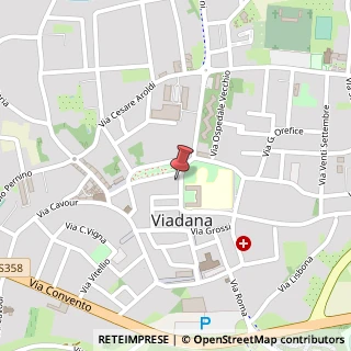 Mappa Piazza A. Manzoni, 17, 46019 Viadana, Mantova (Lombardia)