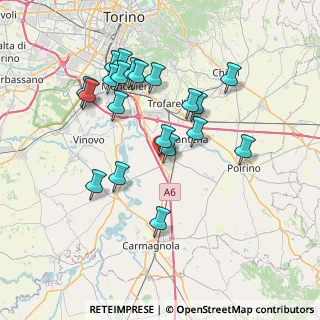 Mappa Via Luigi Calcatelli, 10029 Villastellone TO, Italia (7.23)