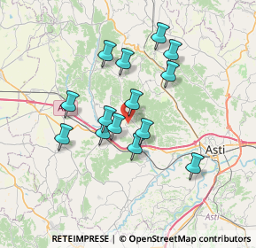 Mappa Via Monale, 14013 Castellero AT, Italia (5.98786)