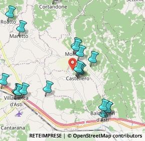 Mappa Via Monale, 14013 Castellero AT, Italia (2.39)