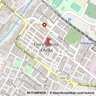Mappa Piazza Fratelli Carlo E Giovanni Molinari, 28, 29017 Fiorenzuola d'Arda, Piacenza (Emilia Romagna)