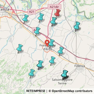 Mappa Via Teofilo Rossi, 29017 Fiorenzuola d'Arda PC, Italia (10.02)