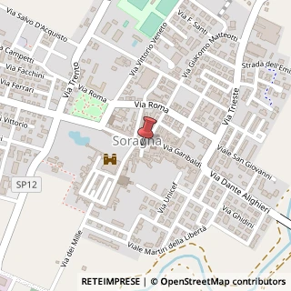 Mappa Piazza Garibaldi, 18, 43019 Soragna, Parma (Emilia Romagna)