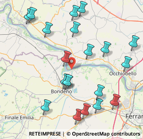 Mappa SP19, 44012 Bondeno FE, Italia (9.2705)