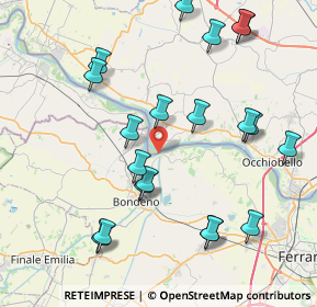 Mappa SP19, 44012 Bondeno FE, Italia (8.95)