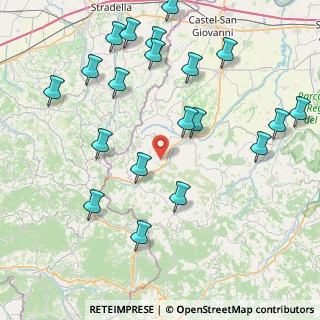 Mappa Località Casa Carosi, 29010 Nibbiano PC, Italia (9.8115)