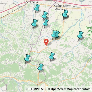 Mappa Località Casa Carosi, 29010 Nibbiano PC, Italia (9.1125)