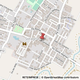Mappa Via Garibaldi, 34, 43019 Soragna, Parma (Emilia Romagna)