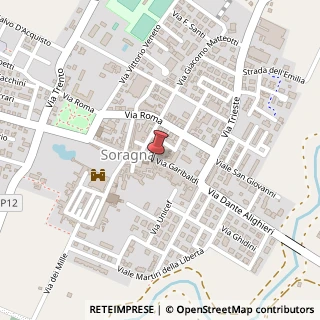 Mappa Via Garibaldi, 10, 43019 Soragna, Parma (Emilia Romagna)