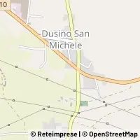 Hartă Dusino San Michele