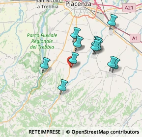 Mappa Via Dell Industria, 29020 Vigolzone PC, Italia (6.17308)