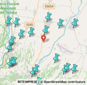 Mappa Via Dell Industria, 29020 Vigolzone PC, Italia (5.7475)