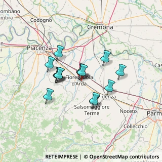 Mappa Via Pastore, 29017 Fiorenzuola D'arda PC, Italia (10.50133)