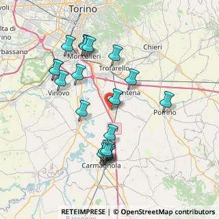 Mappa SP 122, 10029 Villastellone TO (7.8485)