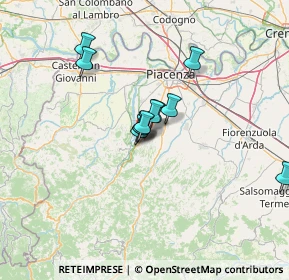 Mappa Via Viano, 29029 Rivergaro PC, Italia (9.60364)