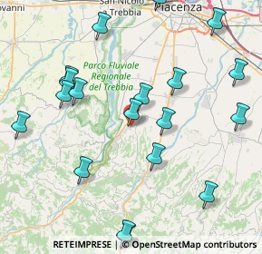 Mappa Via Viano, 29029 Rivergaro PC, Italia (9.8645)