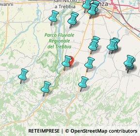 Mappa Via Viano, 29029 Rivergaro PC, Italia (9.3825)