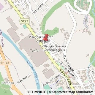 Mappa Via Asiago, 5, 10069 Villar Perosa, Torino (Piemonte)