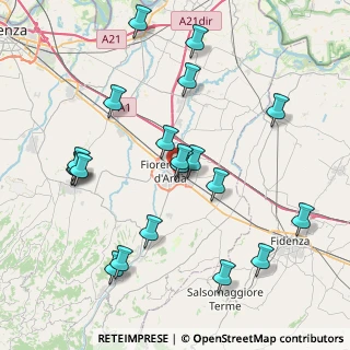 Mappa Via Verani, 29017 Fiorenzuola d'Arda PC, Italia (8.69)
