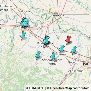 Mappa Via Verani, 29017 Fiorenzuola d'Arda PC, Italia (14.617)