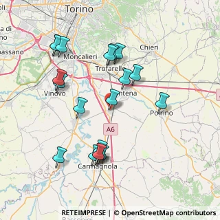 Mappa Via Giuseppe Mazzini, 10029 Villastellone TO, Italia (8.11421)