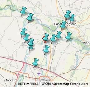 Mappa Via A. Simonini, 43056 Torrile PR, Italia (7.42118)