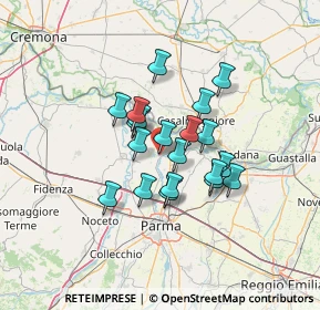 Mappa Via A. Simonini, 43056 Torrile PR, Italia (9.718)