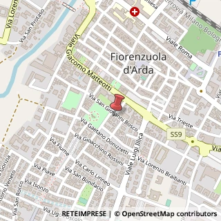 Mappa Via San Giovanni Bosco, 9, 29017 Fiorenzuola d'Arda, Piacenza (Emilia Romagna)