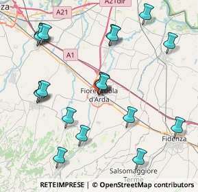 Mappa 29017 Fiorenzuola D'arda PC, Italia (9.189)