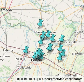 Mappa Via G.B.Borghesi, 43052 Colorno PR, Italia (12.427)