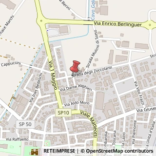 Mappa Via zoccolanti 42, 43017 San Secondo Parmense, Parma (Emilia Romagna)