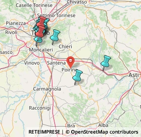 Mappa Via Camillo Benso Conte di Cavour, 10046 Poirino TO, Italia (18.70235)